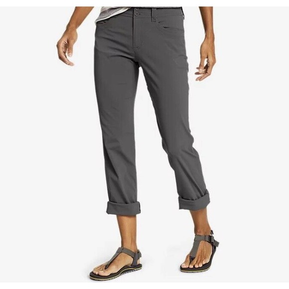 Eddie Bauer Pants - Eddie Bauer Women's Sightscape Horizon Convertible Roll-Up Gray Size 12 H14798